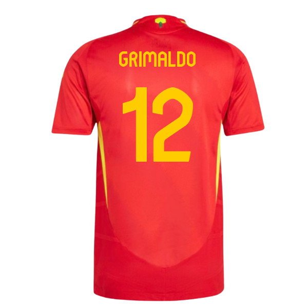 2024-2025 Spain Authentic Home Shirt (Grimaldo 12)-PitchVibe Kits